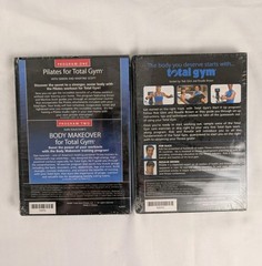 Total Gym DVD Set of 2 Pilates & Dan Isaacson’s Body Makeover + Start It Up NEW