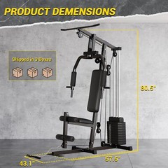 Home Gym Equipment Machine,Full Body Workout Machine Strength Training for Home