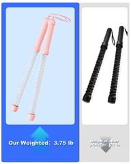 2PCS Weighted Ropeless Battle Ropes for Home Gym, Heavy Duty Arm Exerciser fo…