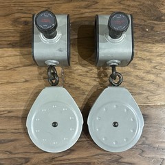 Set of 2 Bowflex Ultimate 2 Slider 4” Pulleys w/ Lock Knobs FREE SHIPPING