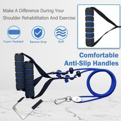 Shoulder Pulley for Physical Therapy, Pulleys for Shoulder Rehab Over Door, S…