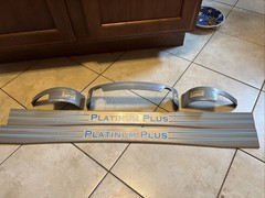 Total Gym Platinum Plus Plastic Guards Bench Sides Replacement Parts Rail