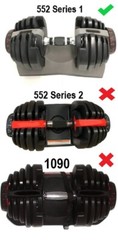 OEM Nautilus Bowflex 552 SERIES 1 Disc 4 SelectTech Dumbbell Replacement -NOT 3D