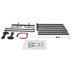 Adjustable Pull Up Bar Dip Station Multi Gym Home Gym Strength Training 440lbs
