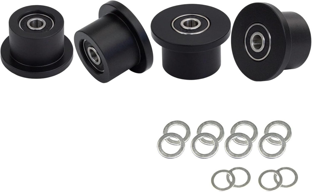 Total Gym 1700 Club Wheels/Rollers Qty for 4 Models 1000 1100, 1400, 1500, 1600,