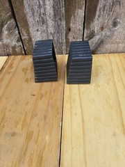 Bowflex Motivator Feet Foot Endcap End Cap Black Set Of 2