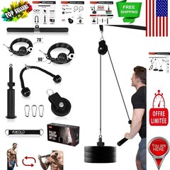 Silent LAT & Lift Pulley Machine – Portable, Heavy-Duty, Adjustable Up to 280 lb