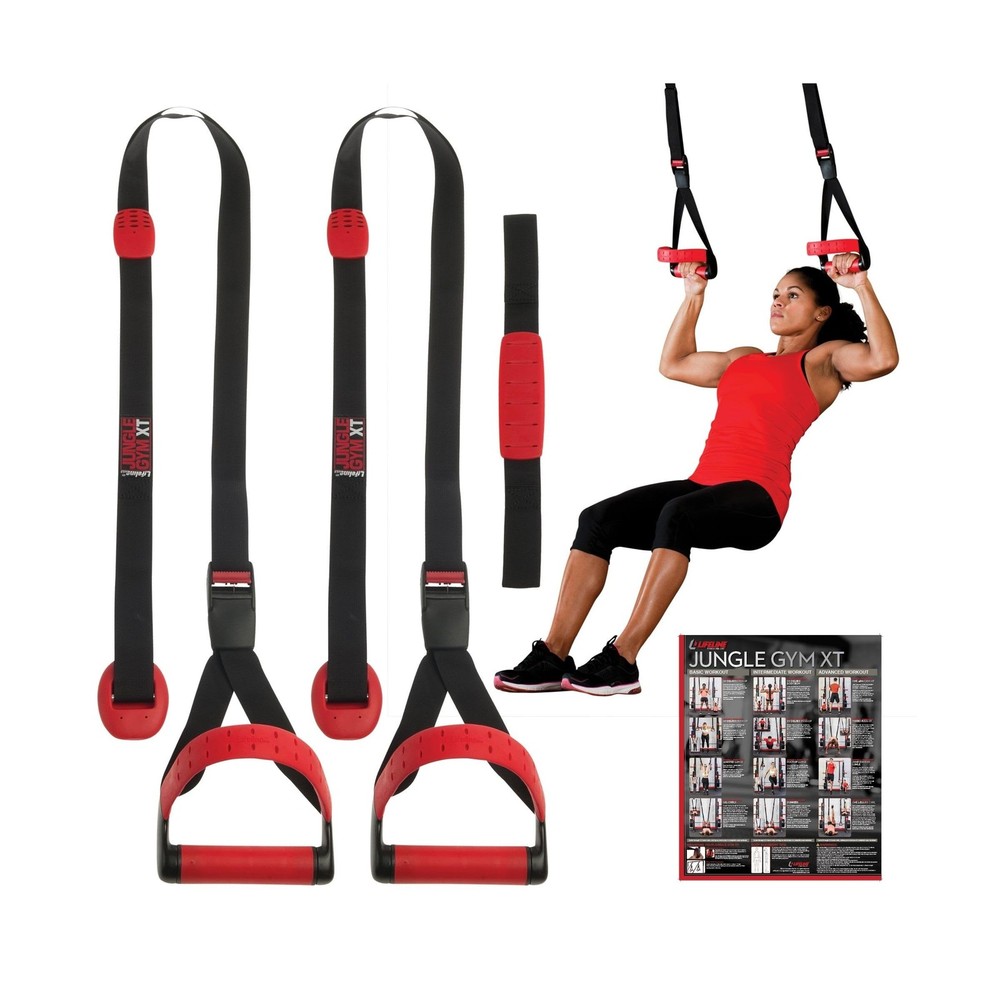 Lifeline Jungle Gym XT Body Weight Suspension Trainer System – Patented Sp