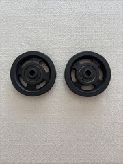 RitFit Nylon Bearing Pulley Wheel OD 90mm for Cable Gym Equipment Part Lot of 2