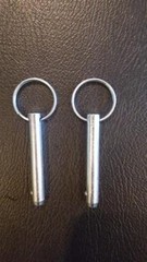 2 Hitch Pins for Total Gym Platinum, Elite,1800, Dip/Press Up Bars, Ab Crunch