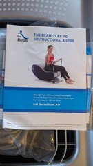 The Bean Bean-Flex 10 Adjustable Ergonomic Home Gym Silver Black Handles Bands