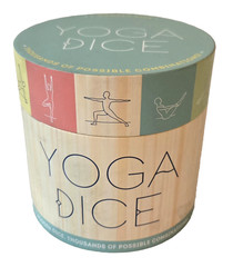 YOGA Dice GAME 7 Wooden Dice FUN Thousands of Workout Combinations SEE BOOKLET