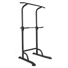 Power Tower Dip Station with Pull Up Bar for Training, Adjustable Height, Mul…