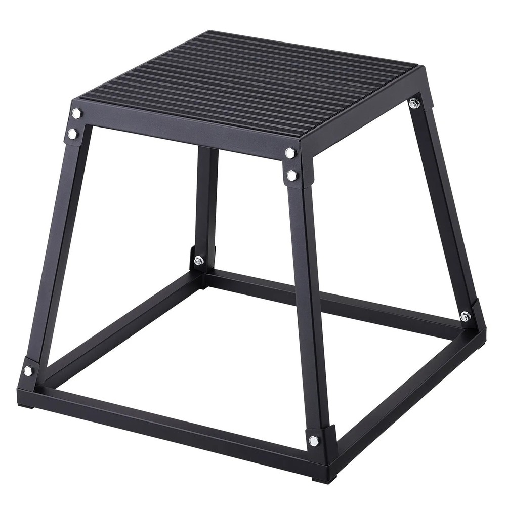 Plyometric Jump Box, 18 Inch Plyo Box, Steel Plyometric Platform and Jumping Agi
