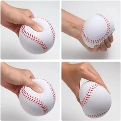 Soft Foam Baseball Stress Ball Kids Training Toy Indoor Outdoor Play Ball