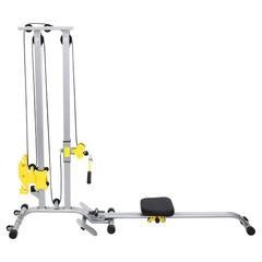 Low Row Cable Fitness Exercise Body Workout Strength Training Bar Machine