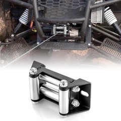 (124 MM) 4-Way Winch Roller Fairlead Bolt Centers fit 2000-3500 LBs 4 7/8″