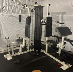 Universal Fitness Multi Station Home Gym Weight Machine Complete Local Pickup