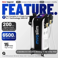 New MYOslim 4-Handles Body Toning Machine Full Body Contour Home & Salon Device