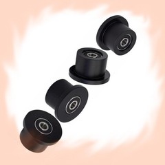 COMPATIBLE WITH TOTAL GYM RPLS SET OF 4 WHEELS/ROLLERS FITS MODELS 1000, 1100 A
