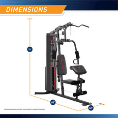 Multifunction Steel Home Gym 150Lb Weight Stack Machine