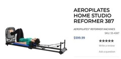 AEROPILATES HOME STUDIO REFORMER 387 55-4387 UNOPENED Pilaties gym equipment