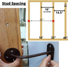 Swedish Ladder Wall Stall Bars for Kids and Adults, Made of Solid Beech Wood, Wi