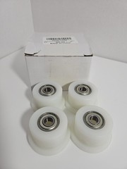4-Pack Wheels / Rollers For Total Gym For Models 1000 1100 Force Gold Max White
