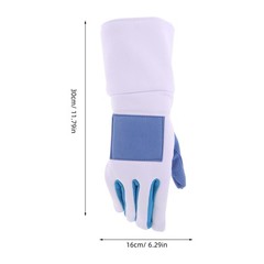 Padded Fencing Glove for Sports Competition Breathable Nylon Antiskid Design