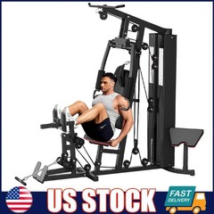 Multifunctional Home Gym Equipment with Pulley System Full Body Exercise Workout