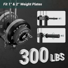Multifunctional Home Gym Machine, Full Body Strength Training w Leg Press&Pulley