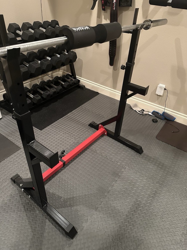 The Fitness Gear 300 lb Olympic Weight Bar & Squat Rack