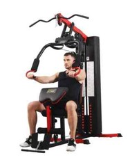 LX760 Multifunctional Full Home Gym System Workout Station with 122.5 Lbs Weight