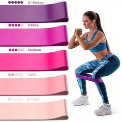 TPE Resistance Band Non-Slip Exercise Band For Yoga Pilates Strength Training
