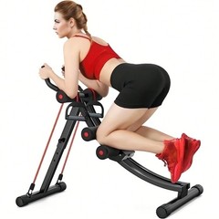 GIKPAL Adjustable Ab Trainer – Foldable Ab Workout Machine for Home Gym