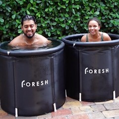 Cold Plunge Tub for Athletes Recovery Outdoor Portable Ice Bath Tub Complete Kit