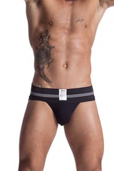 Mens Old Jockstrap (X-Large, Black, 1-Pack)