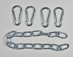 Marcy Home Gym Impex Fitness Clip Hooks + Chain Part No. 47 & 48 Lot MWM-4965SC