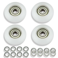Upgraded Machined Wheels/Rollers for Total Gym 2000/3000/3000XL – 4Pcs, 6mm Bore