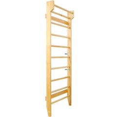 Gymnastics Wood Stall Bar & Ladder, Wall Mounted Pull Up Bar, Physical Therapy
