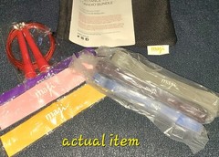 Maji sports Resistance Training & Cardio Bundle Bands and Jumprope