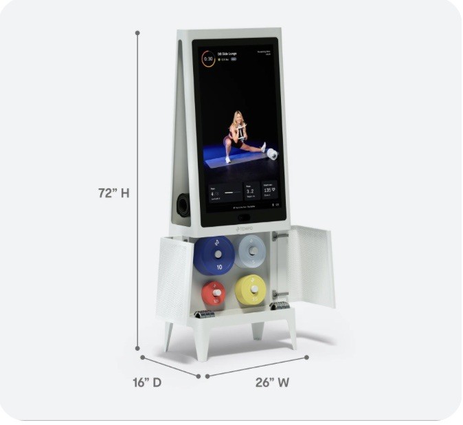 Temp Studio Home Gym includes weights – Grey Color