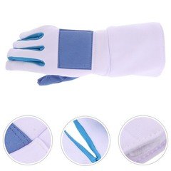 Padded Fencing Glove for Sports Competition Breathable Nylon Antiskid Design