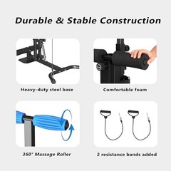 Adjustable Squat Machine for Home Gym, Deep Leg Workout Equipment, Glutes Traine