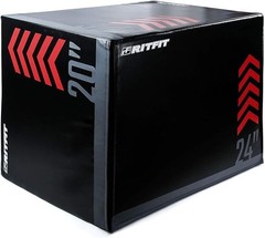 3 in 1 Foam Plyo Box 30x24x20 Inch High Density Jumping Box 440lb Capacity