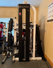 Home Gym System 200lbs Weight Stack Machine Adjustable Power-Flex Gym Body-Solid