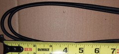 ONE USED BOWFLEX HVT 200″ Black Master Stretch Bungee Cable with Ferrule Stops