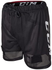 CCM Men’s Loose Fit Hockey Mesh Jock Shorts with Sock Tabs Size Senior (Senio…