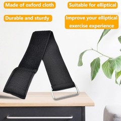 1 Pair Universal Adjustable Foot Straps for Rowing & Elliptical Machines,