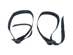 Concept 2 Rower Accessories Foot Pedal Fixed Straps Workout Machine black